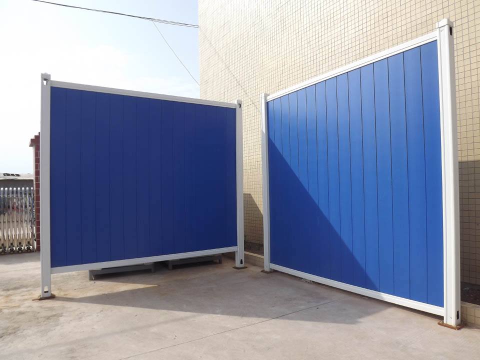 藍(lán)色彩鋼圍擋